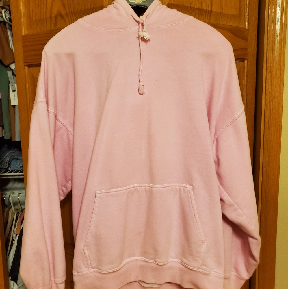 Rare brandy melville oversized bubblegum pink hoodie